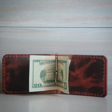 Load image into Gallery viewer, Money Clip Wallet - Chesnut color only