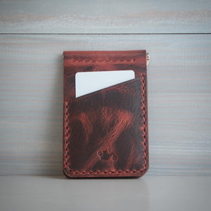 Money Clip Wallet - Chesnut color only