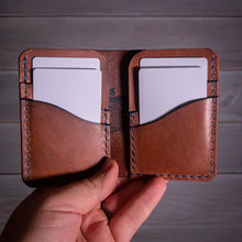 Load image into Gallery viewer, The Bookie - Vertical Billfold Wallet