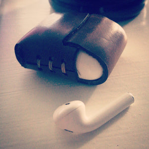 Apple Airpods case - handmade leather cover